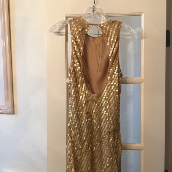 Gold Sequind Gown - Picture 5 of 7
